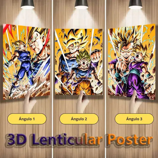 Póster 3D "Super Saiyan" | EDICION LIMITADA