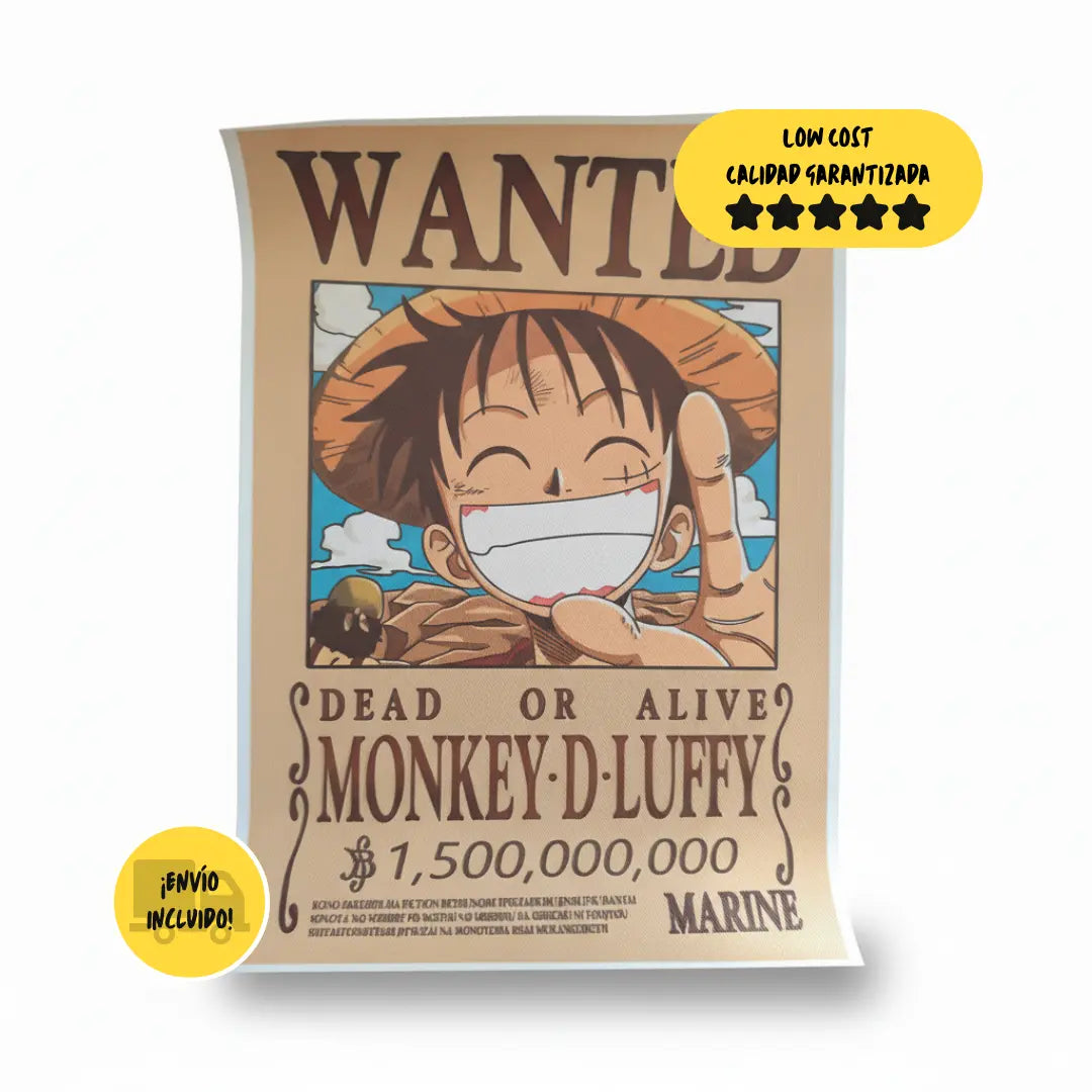 Póster One Piece 2D | Edición Alternativa Anime