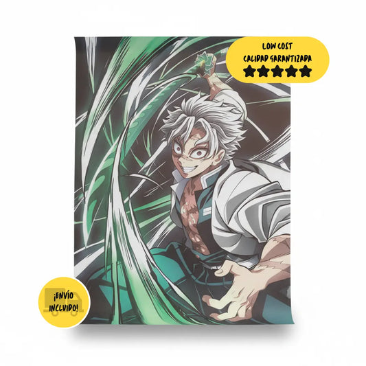 Póster Demon Slayer (Kimetsu no Yaiba) 2D | Edición Alternativa Anime