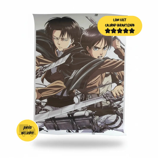 Póster Attack On Titan 2D | Edición Alternativa Anime
